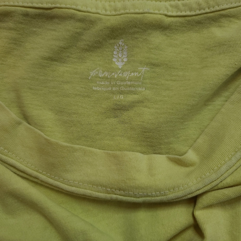 Free People Movement Crop Top T-Shirt Size Large - Picture 4 of 6